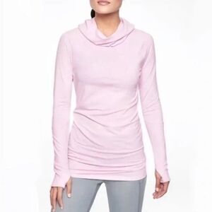 Athleta Essence Hooded Tunic Top In Simply Lilac Size XXS